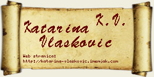 Katarina Vlašković vizit kartica